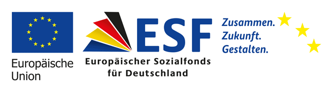 Logo ESF und EU